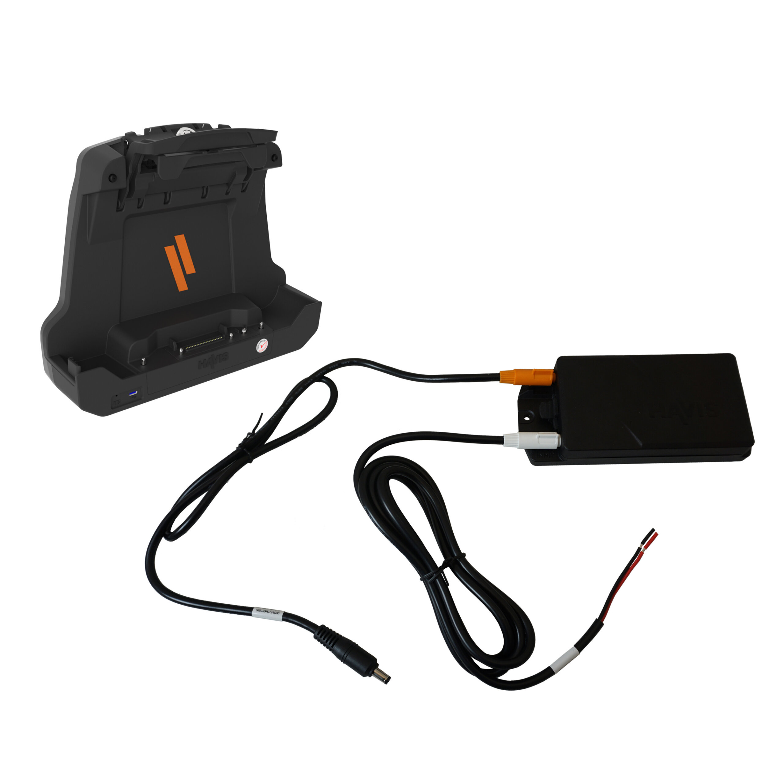 Docking Station for Panasonic TOUGHBOOK G2 & G3 Tablet with Advanced Port Replication & Dual Pass-Thru Antenna Connections with Havis Power Supply