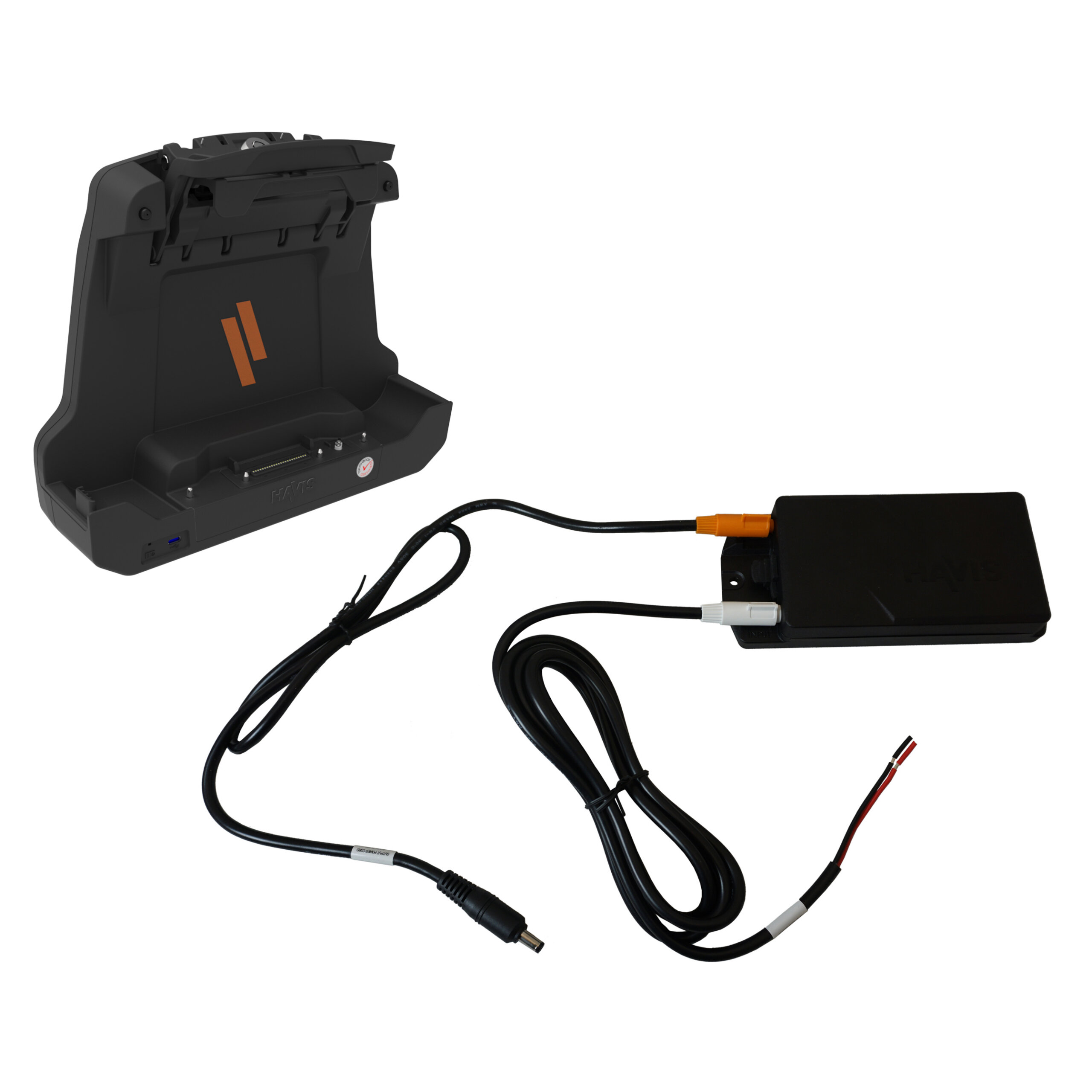 Docking Station for Panasonic TOUGHBOOK G2 & G3 Tablet with Standard Port Replication & Dual Pass-Thru Antenna Connections with Havis Power Supply