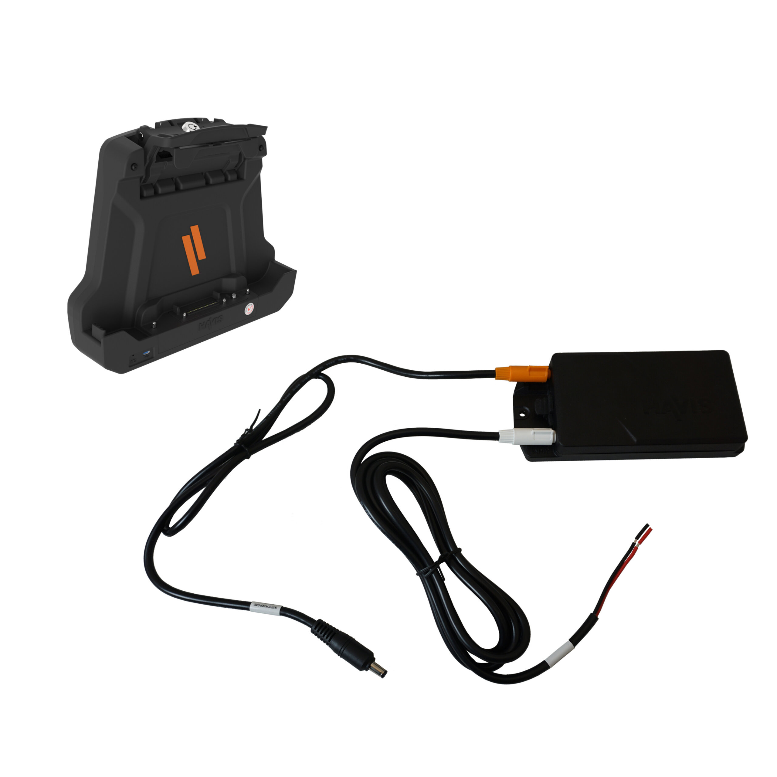 Slim Docking Station for Panasonic TOUGHBOOK G2 & G3 Tablet with Advanced Port Replication & Dual Pass-Thru Antenna Connections with Havis Power Supply