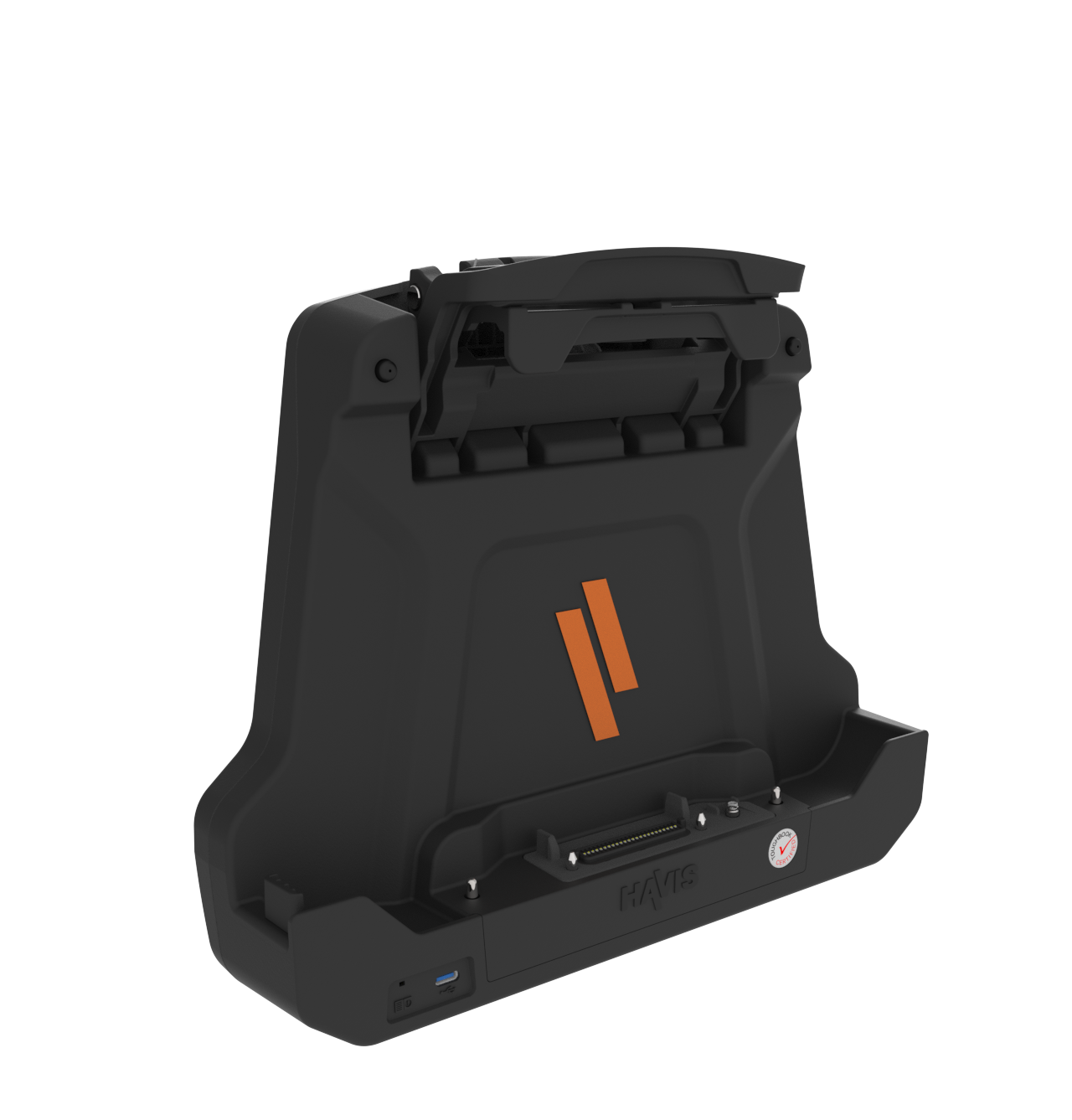 Slim Docking Station for Panasonic TOUGHBOOK G2 & G3 Tablet with Standard Port Replication & Dual Pass-Thru Antenna Connections