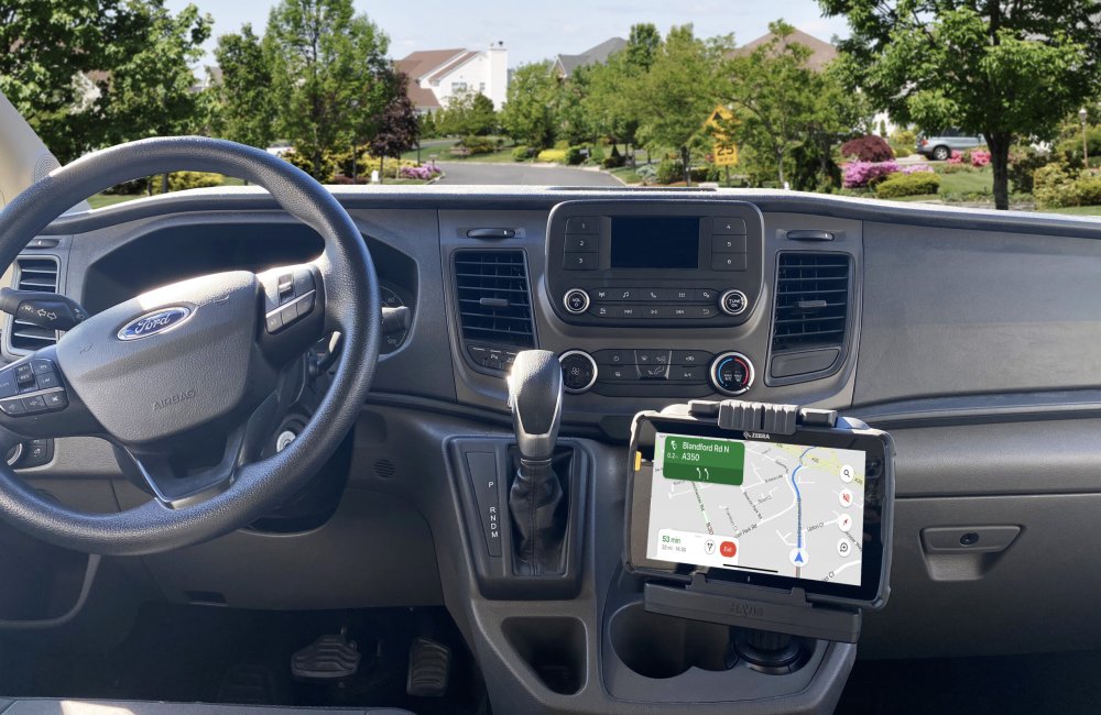 In-vehicle docking station for last mile/delivery/fleet.